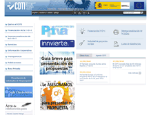 Tablet Screenshot of cdti.es